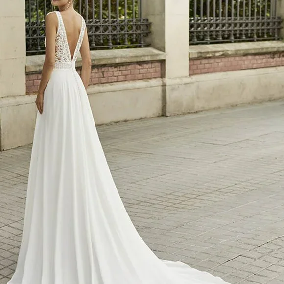 Wedding Dress - Rosa Clara Fanya-50% OFF - Size bridal 12 (New with tags)